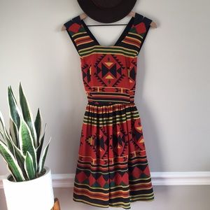 ✨Tribal Cross Back Dress✨